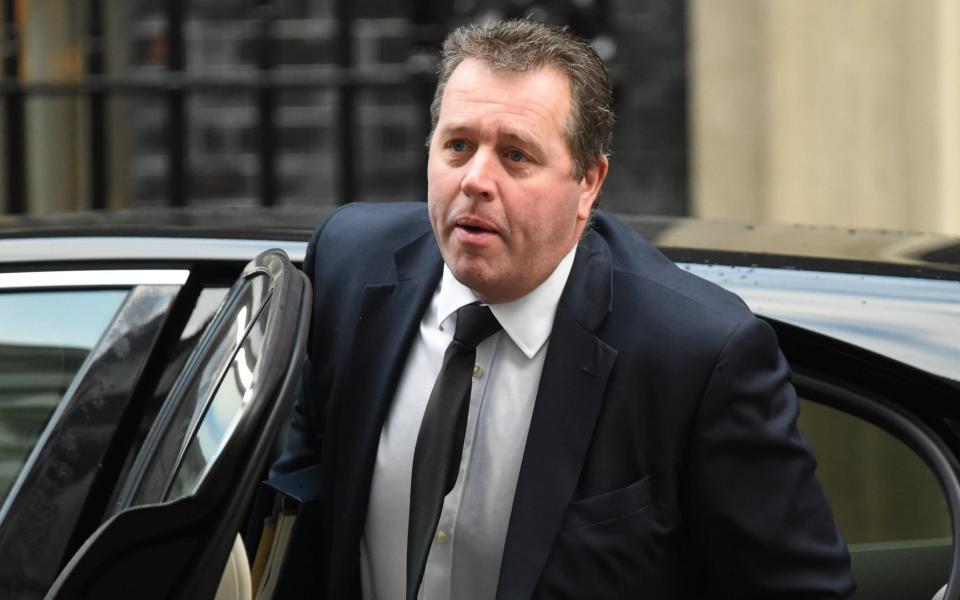 Chief whip Mark Spencer attends the weekly Cabinet meeting - Parsons Media