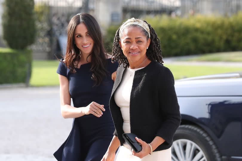 Meghan Markle and her mother Doria