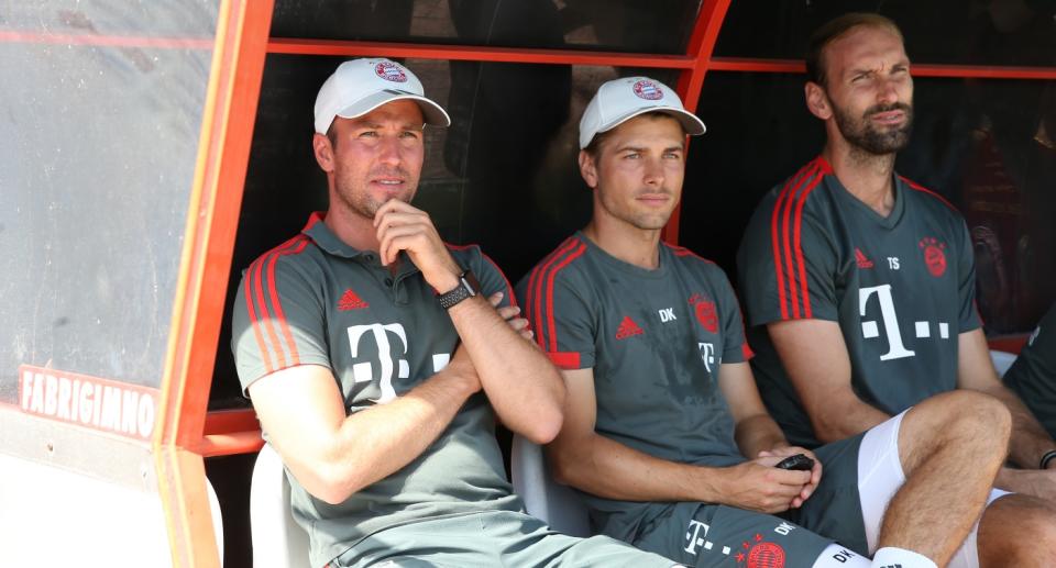 Sebastian Hoeneß (l.) hat beim FC Bayer die U23 übernommen. (Bild: Getty Images)