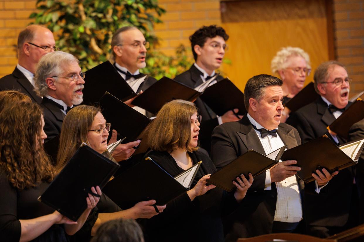 The Vesper Chorale opens its 2023-24 season with a performance of composer Craig Hella Johnson's oratorio “Considering Matthew Shepard” on Nov. 12, 2023, at Kern Road Mennonite Church.