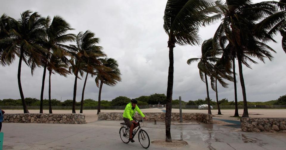 Javier Galeano | Reuters. Florida Gov. Rick Scott begged his state's residents on Thursday to flee from the predicted landfall of Hurricane Matthew.