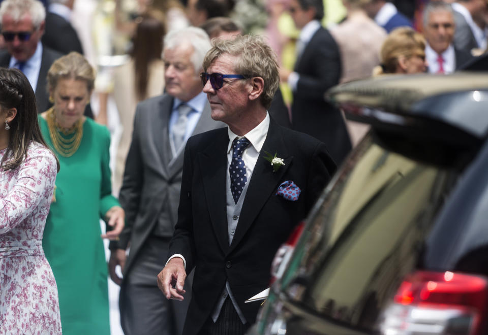 Ernesto de Hannover llega a la boda de Christian de Hannover y Alessandra de Osma en Lima el 16 de marzo de 2018. (Foto: Giancarlo Shibayama / Getty Images)