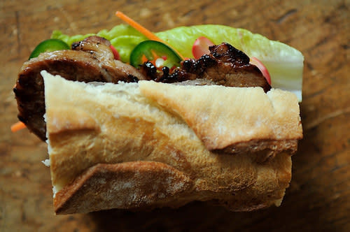 Caramelized Pork Bánh Mì