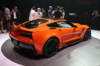 <p>Chevy finally unveiled the 755-horsepower <a rel="nofollow noopener" href="http://www.roadandtrack.com/new-cars/future-cars/a13517850/2019-chevrolet-corvette-zr1-release-date-specs-photos/" target="_blank" data-ylk="slk:Corvette ZR-1;elm:context_link;itc:0;sec:content-canvas" class="link ">Corvette ZR-1</a> in Dubai, and it looks like one serious machine. With more power, aero, and tire than the Z06, it should be a beast on the track. </p>
