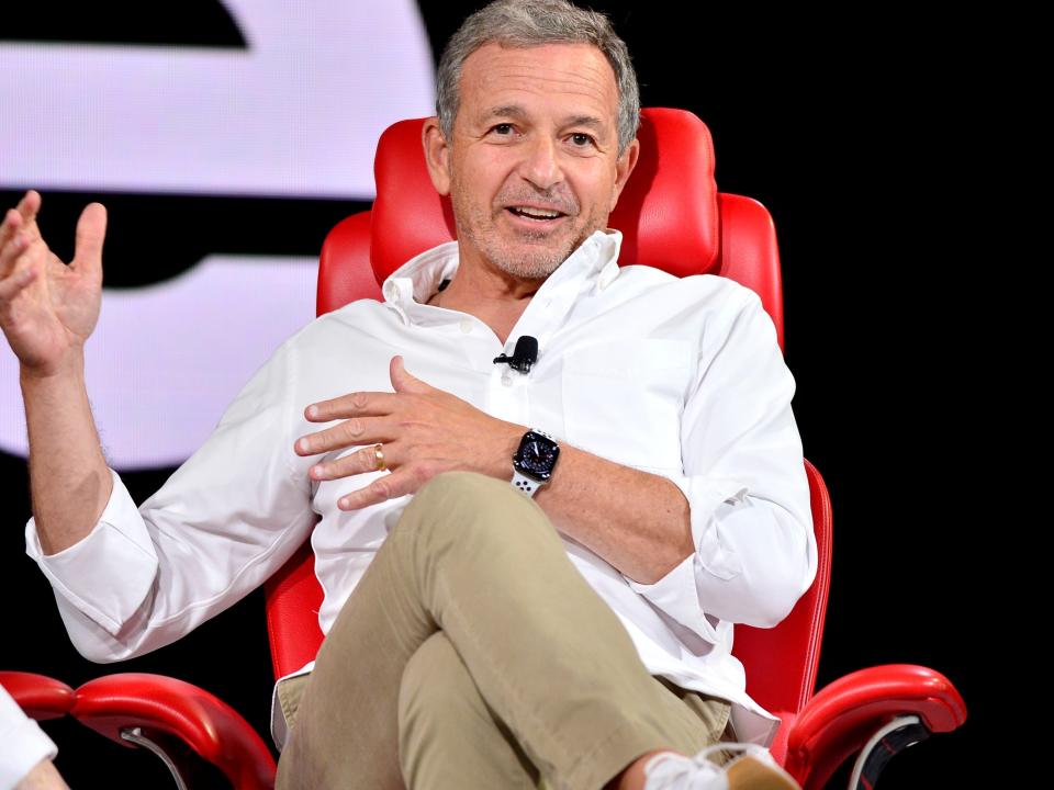 Walt Disney former CEO and Chairman Robert Iger speaks onstage during Vox Media's 2022 Code Conference.