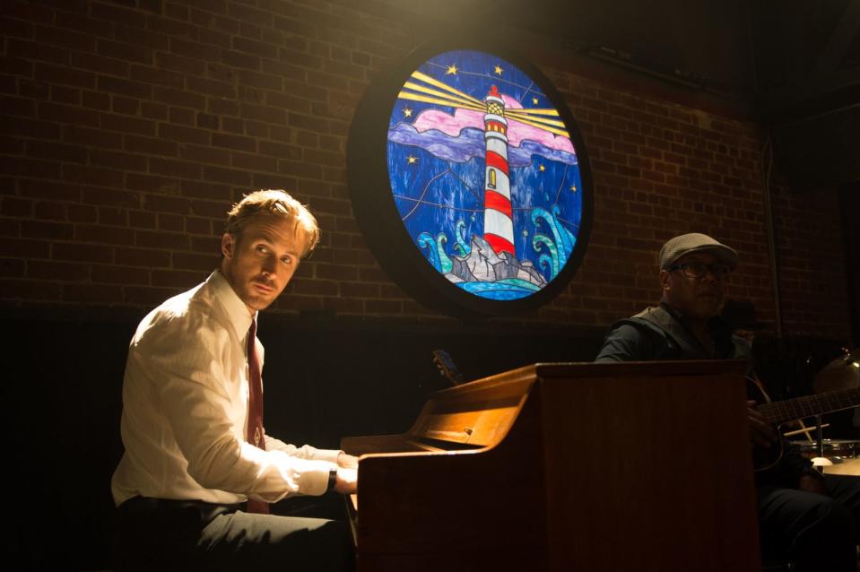 <p>Spätestens seit "La La Land" ist klar: Ryan Gosling hat Musik im Blut. Tatsächlich war der oscarprämierte Song "City Of Stars" nicht der erste, den das Multitalent aufgenommen hat. (Bild: Studiocanal GmbH/ Dale Robinette)</p> 