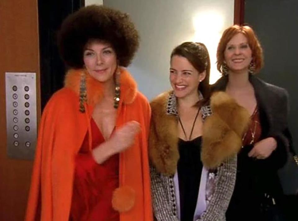 Samantha Jones controversially wore an afro wig to a party on the show. HBO