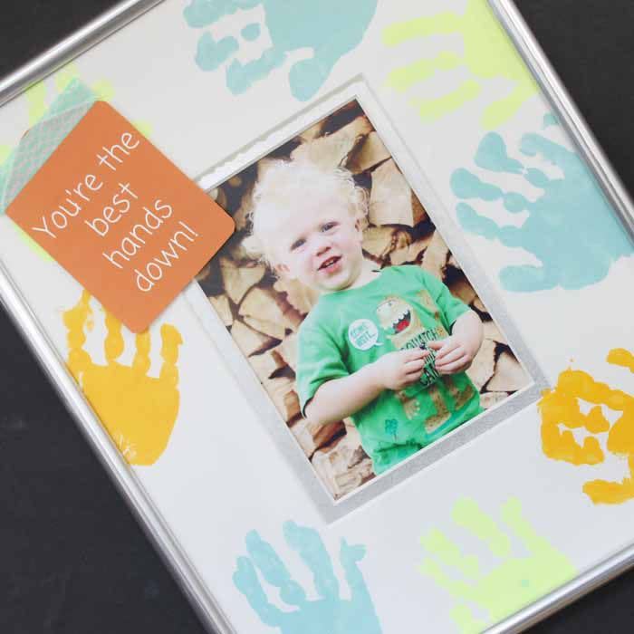 Handprint Picture Frame