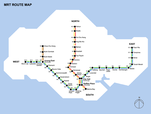 Old MRT map