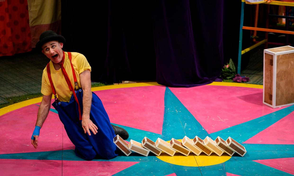 <span>Incorrigible … Tweedy in Tweedy’s Massive Circus.</span><span>Photograph: Patrick Baldwin</span>