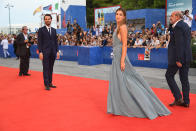 Sistine glided down the 73rd Venice Film Festival’s red carpet in a flowy pale blue number for the premiere of “Hacksaw Ridge.” (Photo: Getty)