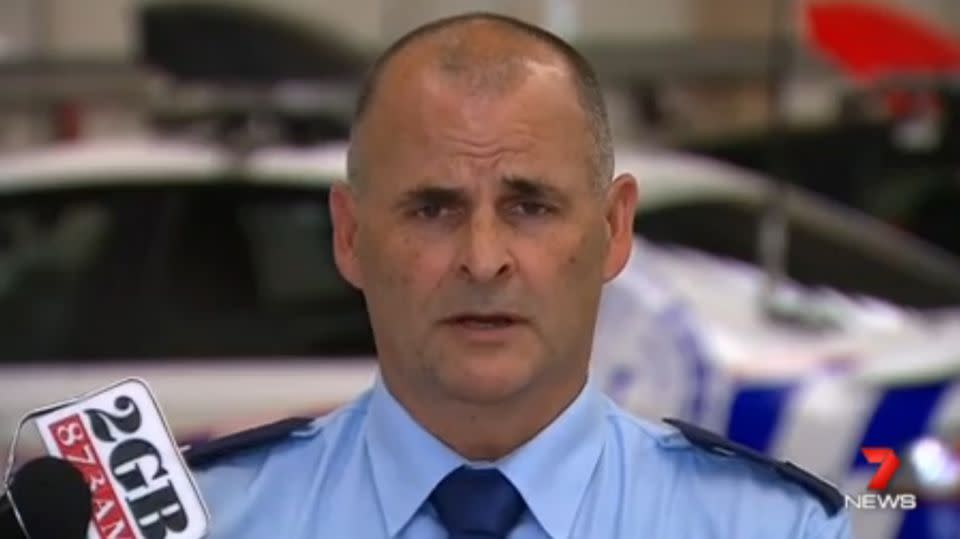 Acting Commander Stuart Smith said police are 'fed up' with reckless behaviour. Photo: 7News