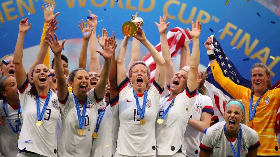 Rapinoe won the Women's World Cup twice, most recently in 2019. - Richard Heathcote/Getty Images