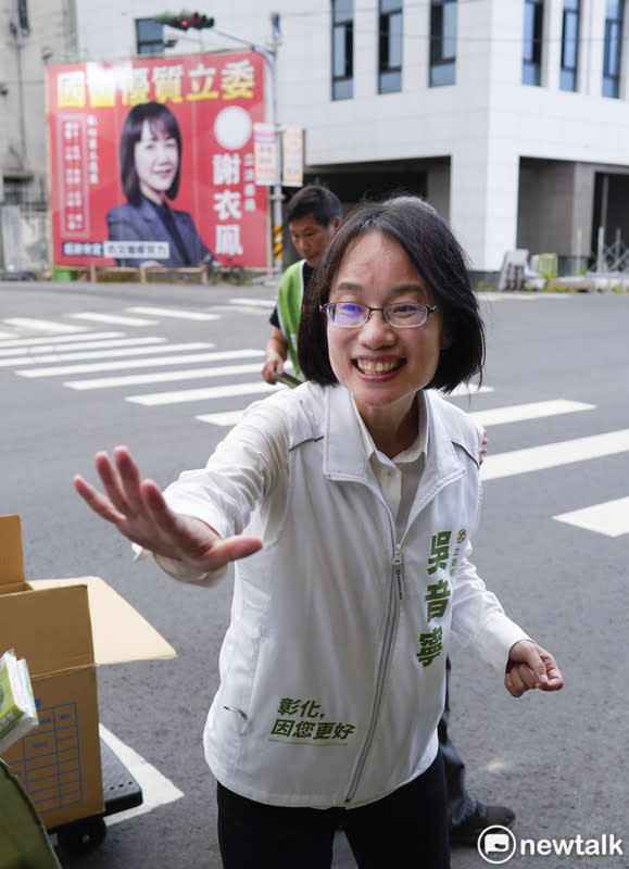 彰化第三選區是國民黨現任立委謝衣鳳，謝的優勢是家族在地方紮根三代。不過，對手則是高聲量的前北農總經理吳音寧。   圖：張良一/攝