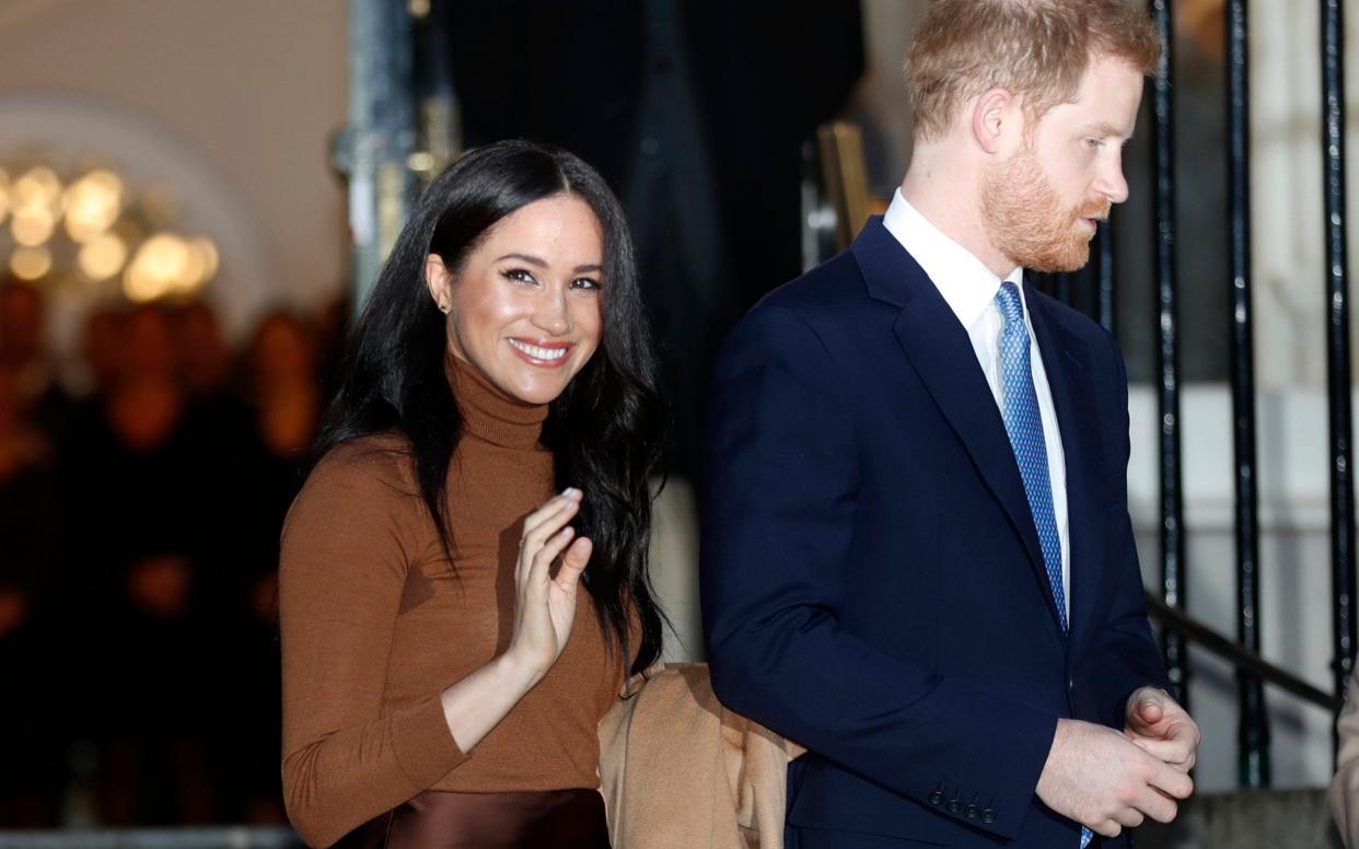 Meghan Markle has worked 72 days as a senior member of the Royal Family since marrying Prince Harry - AP