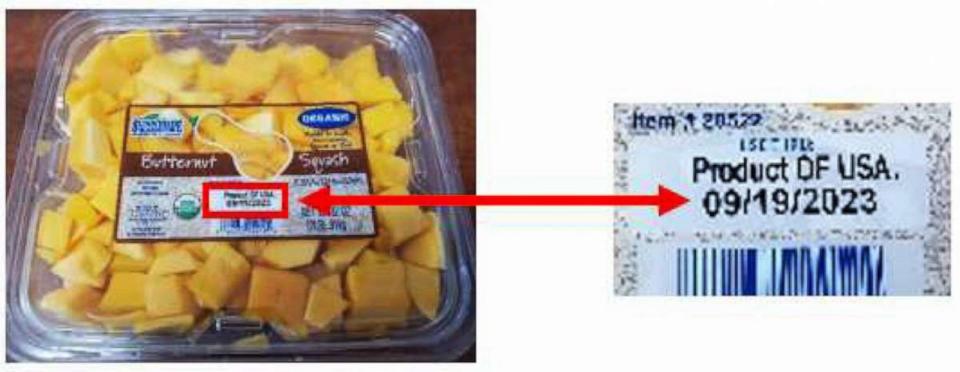 PHOTO: Costco has issued a recall of Organic Butternut Squash Fresh Cut 2LBS that was sold in DC, MD, PA & VA locations. (Safeway Fresh Foods)