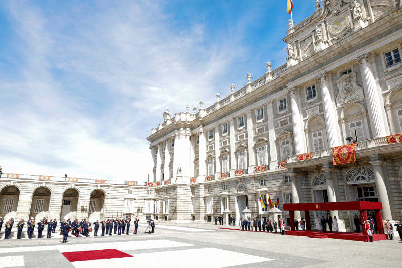 Patio de la Armería del Palacio Real de Madrid 