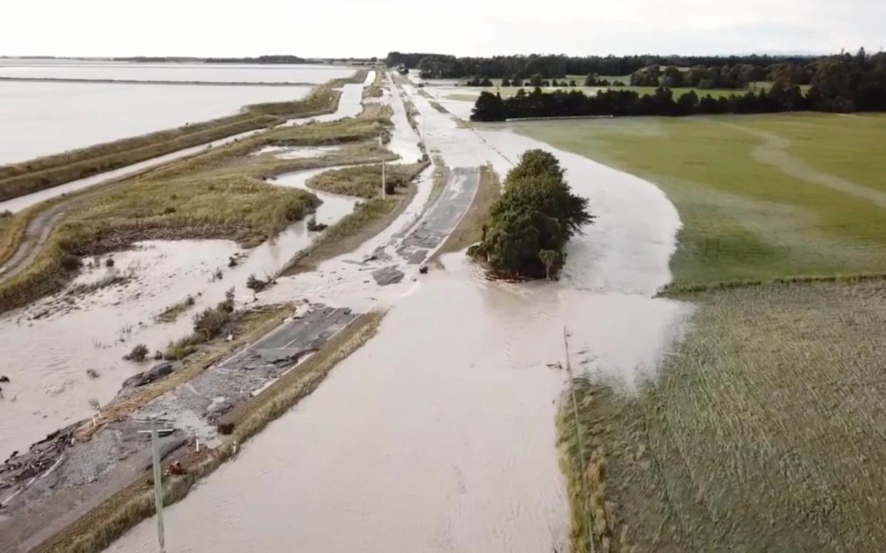 The flooding on the South Island has cut off towns and trapping  foreign tourists. - SAM ANDERSON via REUTERS