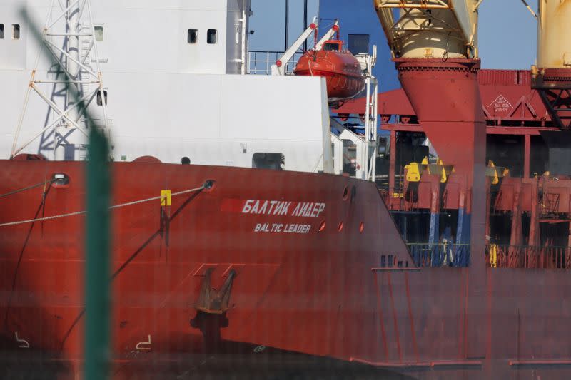 French sea police seize ship headed for Russia, suspected of violating Ukraine-related sanctions