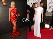 Her red carpet style has always been daring but which dress did Gwen hit the red carpet in first?