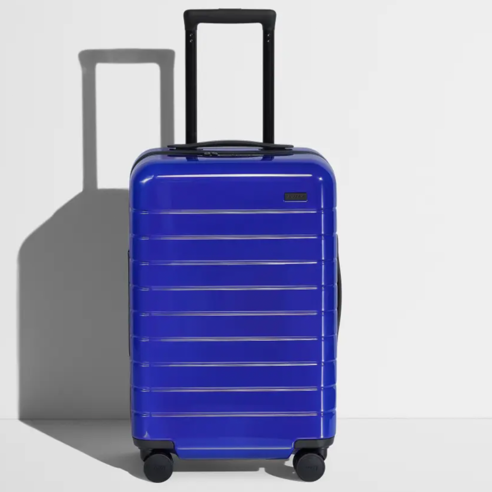 <p><a href="https://go.redirectingat.com?id=74968X1596630&url=https%3A%2F%2Fwww.awaytravel.com%2Fsuitcases%2Fcarry-on%3Fcolor%3Dwave_blue_gloss&sref=https%3A%2F%2F" rel="nofollow noopener" target="_blank" data-ylk="slk:Shop Now;elm:context_link;itc:0;sec:content-canvas" class="link ">Shop Now</a></p><p>The Carry-On</p><p>$236.00</p>