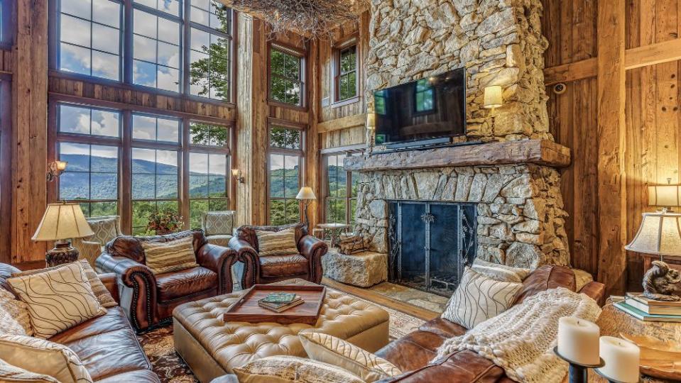 A  million mountain home in North Carolina is inspired by Yellowstone’s Dutton Ranch. - Credit: Highlands Sotheby's International Realty