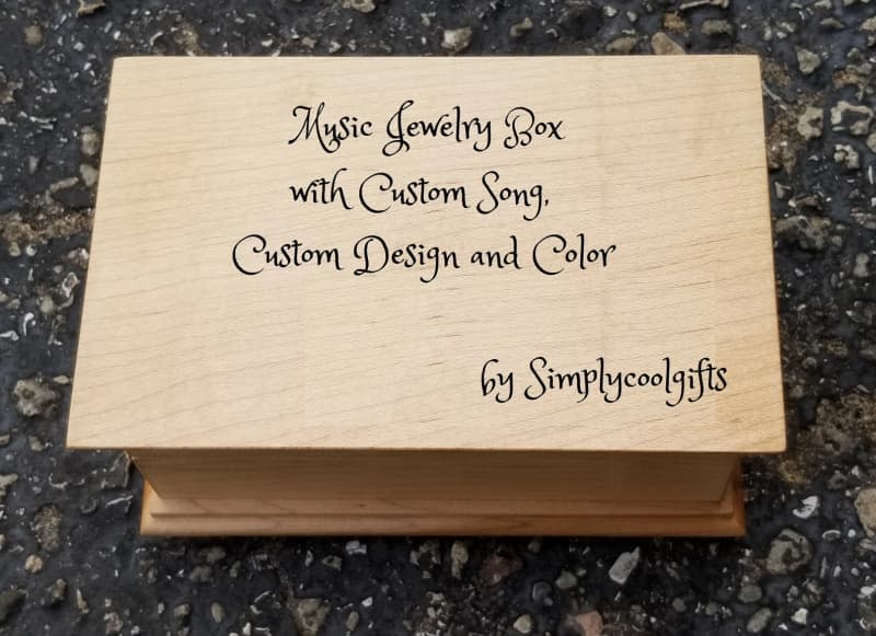 Customized Musical Jewelry Box