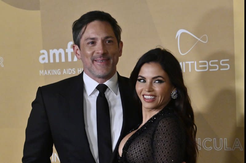 Jenna Dewan (R) gave an update after announcing she's expecting her third child, her second with Steve Kazee. File Photo by Jim Ruymen/UPI