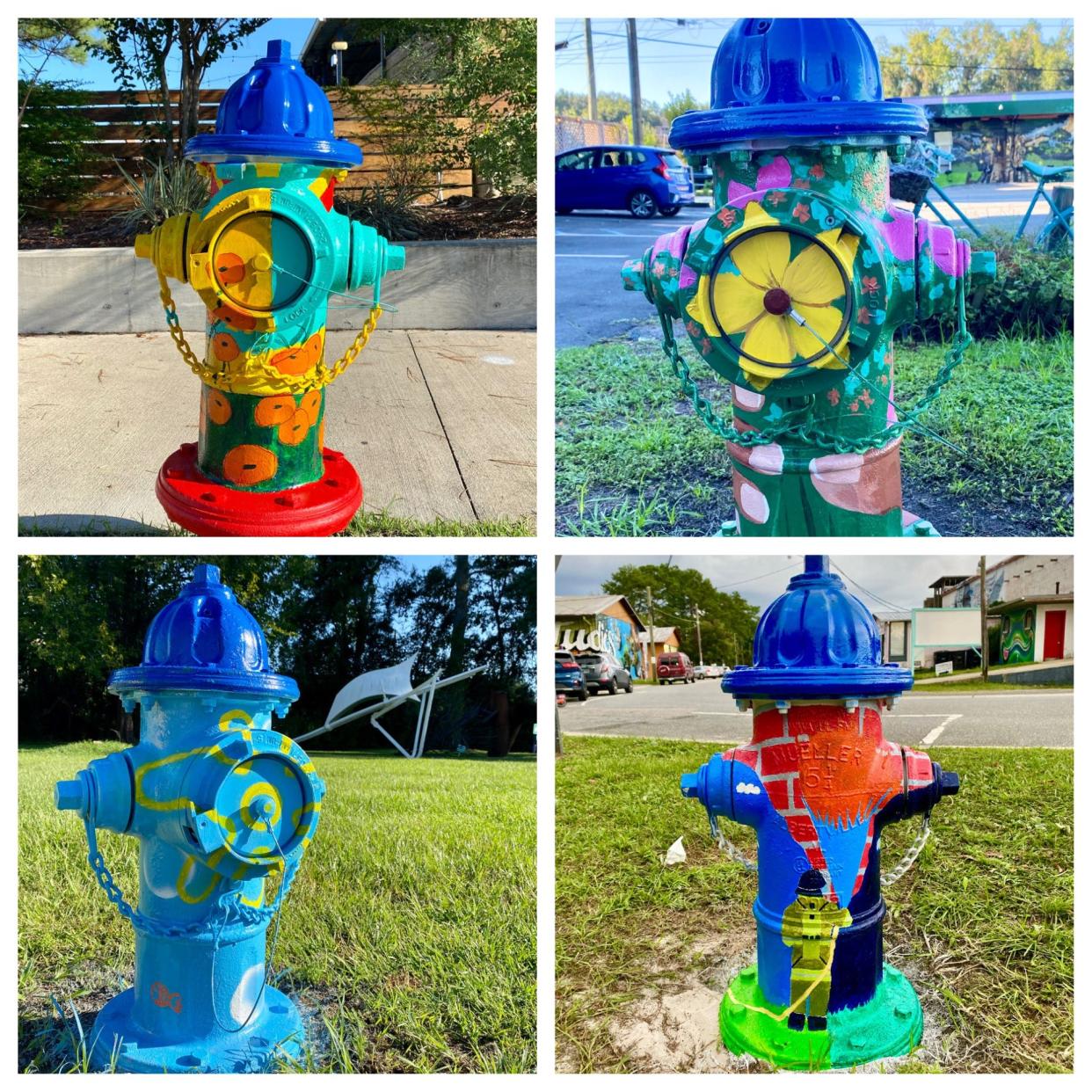 With "Art on Fire," local artists were given fire hydrants as an open canvas to showcase their abilities.