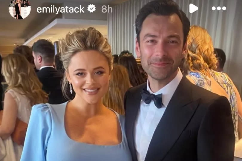 Emily Atack enjoyed a wholesome night at the BAFTA TV Awards on Sunday ( Image: Instagram) -Credit:Instagram