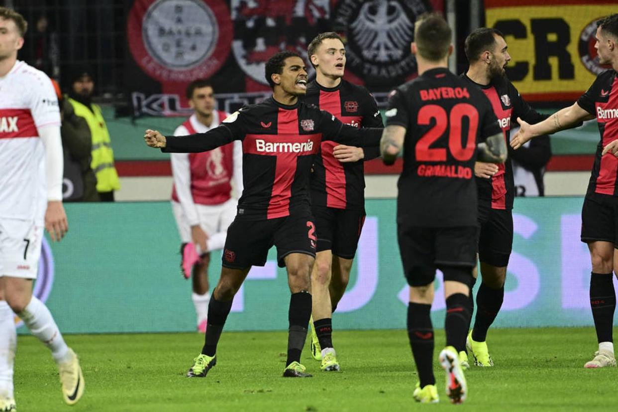 Last-Minute-Leverkusen schockt VfB! Bayers Triple-Traum lebt