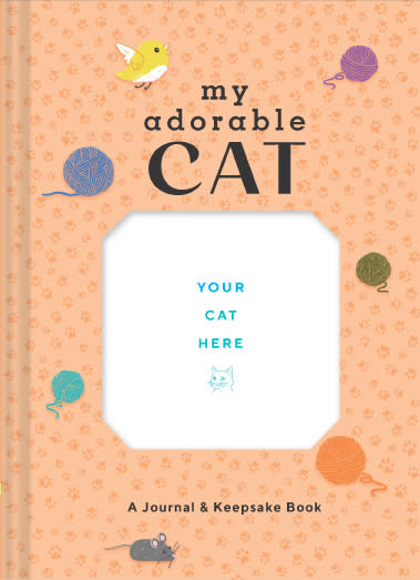 A journal for cat memories from Chronicle Books.