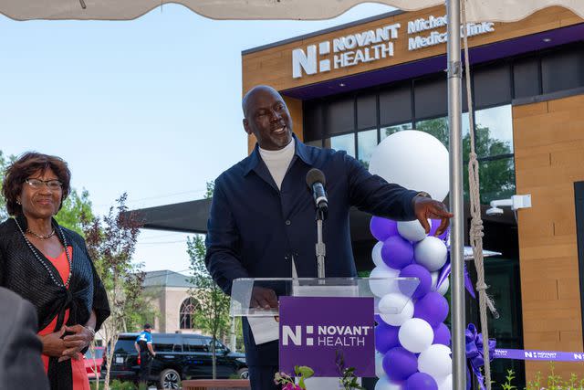 <p>Novant Health Michael Jordan Family Medical Clinic</p> Michael Jordan Celebrates Opening of New Health Clinic in North Carolina