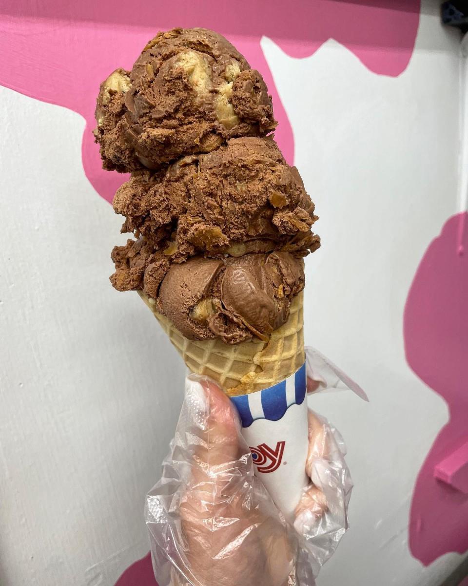 Tom & Jimmy's Ice Cream is scooping up Chocolate Peanut Butter Cookie Dough.