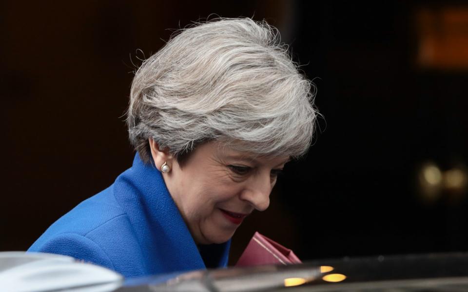 Theresa May is under pressure from grassroots Tories - Credit: Bloomberg