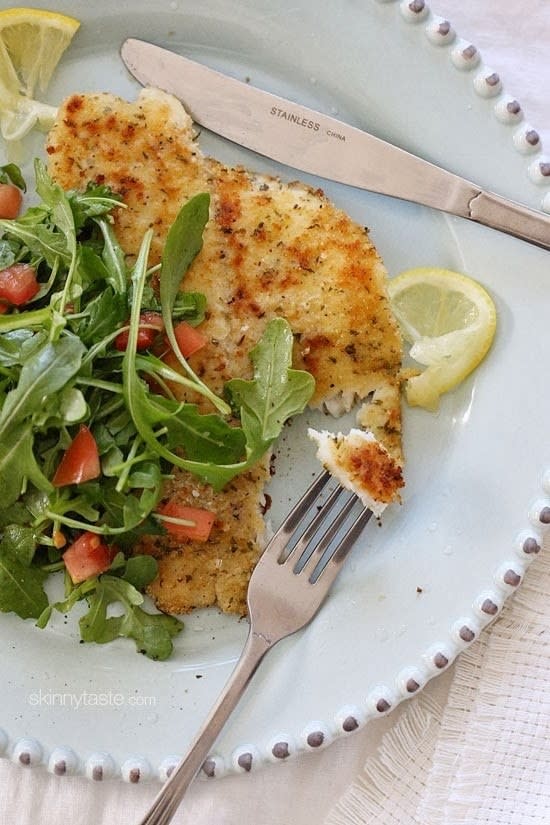 Flounder milanese