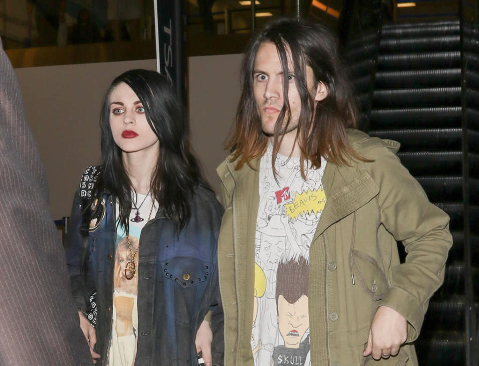 Frances Bean Cobain and Isaiah Silva