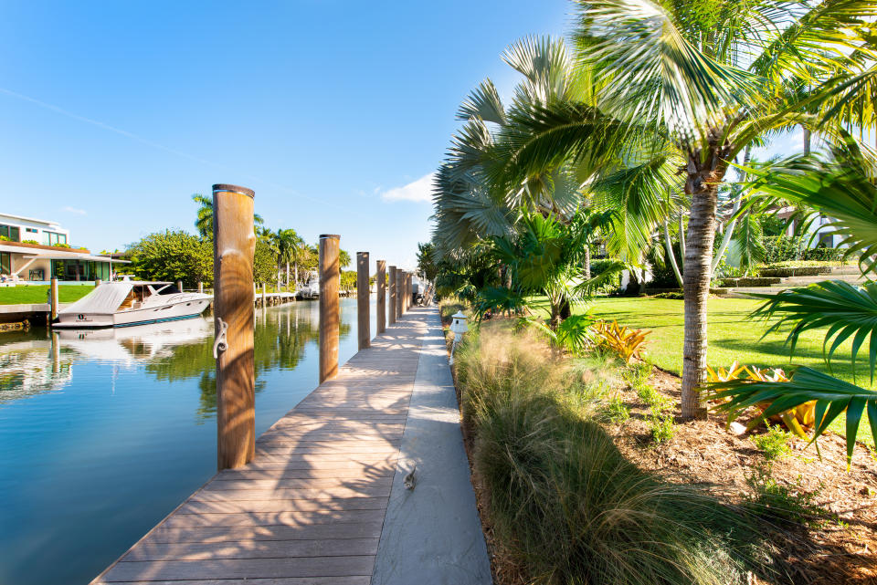 What makes the six-bed, six-bath home truly special is its access to the water. Photo by: Platinum Luxury Auctions.