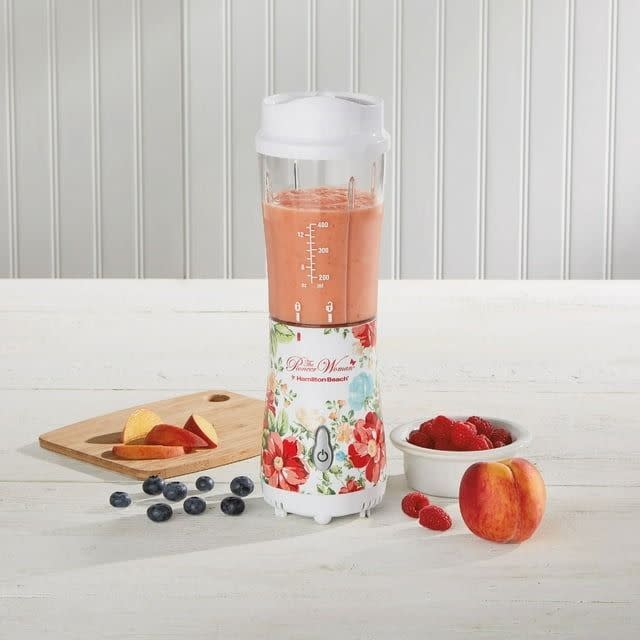 <p><a href="https://go.redirectingat.com?id=74968X1596630&url=https%3A%2F%2Fwww.walmart.com%2Fip%2FThe-Pioneer-Woman-Vintage-Floral-Personal-Blender-with-Travel-Lid-by-Hamilton-Beach-51170%2F382445259&sref=https%3A%2F%2F" rel="nofollow noopener" target="_blank" data-ylk="slk:Shop Now;elm:context_link;itc:0;sec:content-canvas" class="link ">Shop Now</a></p><p>The Pioneer Woman Vintage Floral Personal Blender</p><p>walmart.com</p><p>$24.99</p>