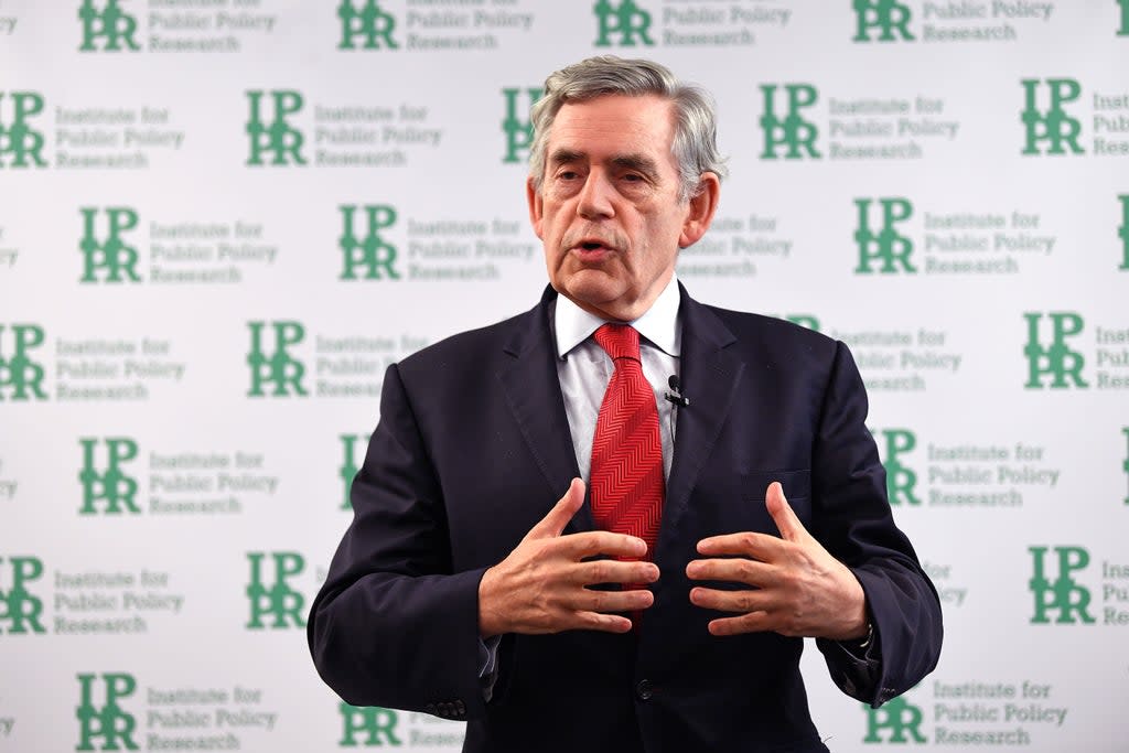 Gordon Brown (Victoria Jones/PA) (PA Wire)