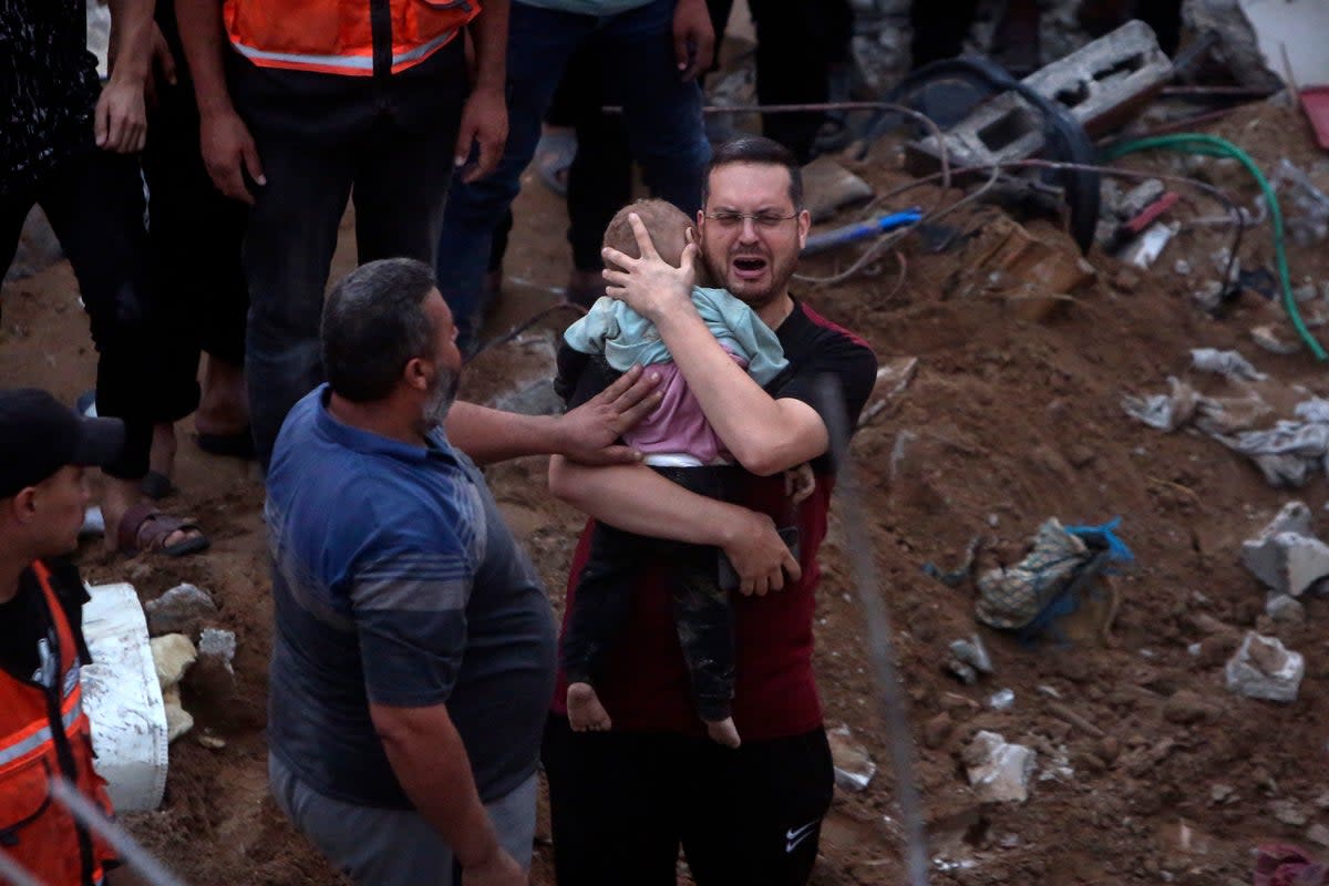 Israel Palestinians Gaza Children (Copyright 2023 The Associated Press. All rights reserved.)