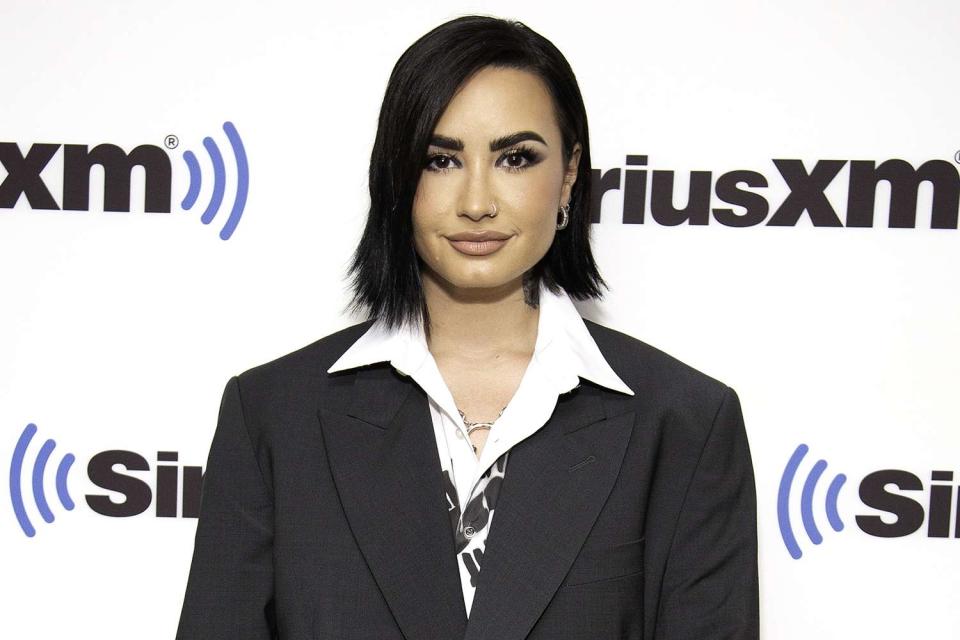 <p>Santiago Felipe/Getty Images</p> Demi Lovato in July 2023