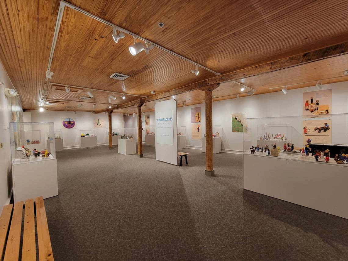 The Minnie Adkins exhibit at the Kentucky Folk Art Center will be on display through Sept. 9.