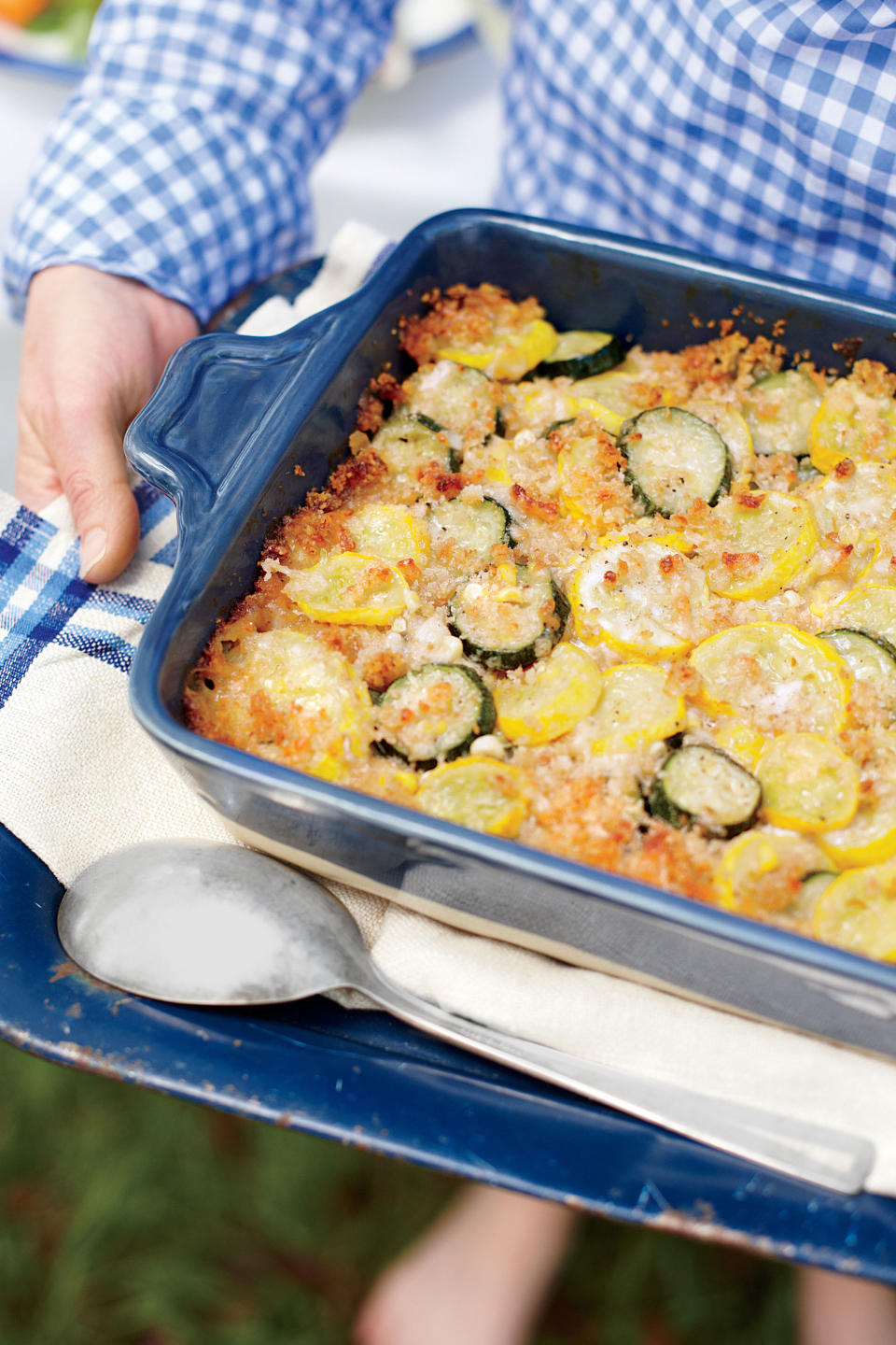 Zucchini, Squash, and Corn Casserole