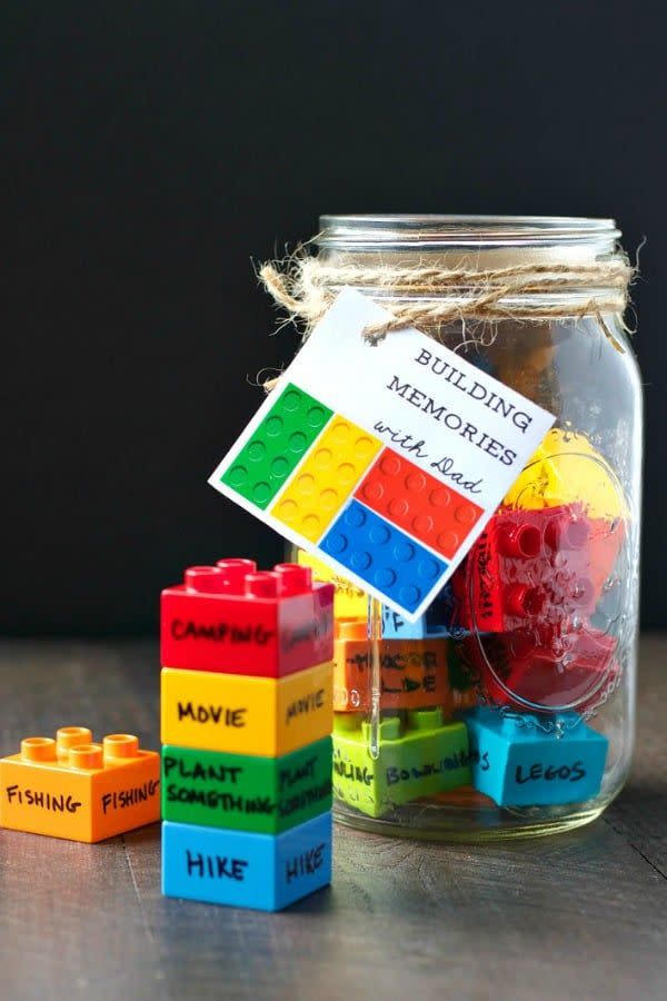 35) LEGO Building Memories Jar