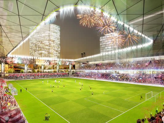 Detroit MLS stadium plan