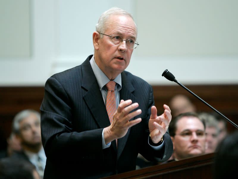 FILE PHOTO: Attorney Starr speaks during arguments before California Supreme Court to overturn Proposition 8 in San Francisco