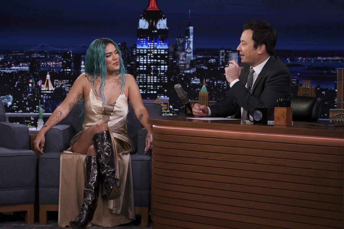 A Billboard Led Karol G Back into Music  The Tonight Show Starring Jimmy  Fallon 