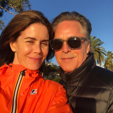 <p>Don Johnson Instagram </p> Don Johnson and Kelley Phleger.