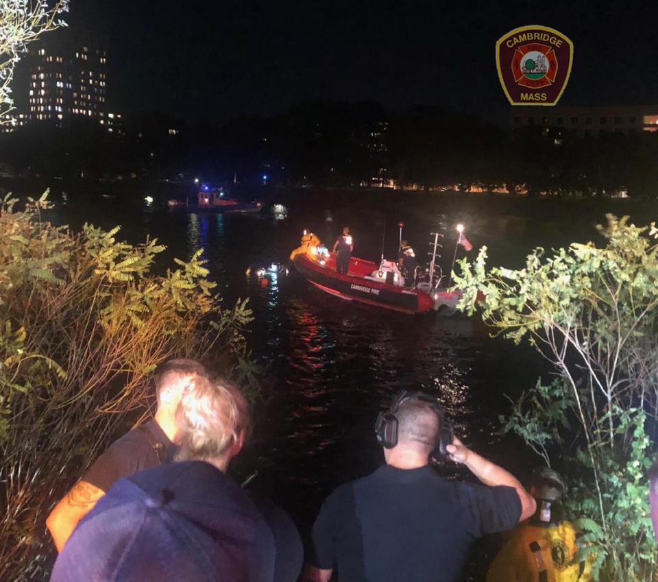 man rescued from river